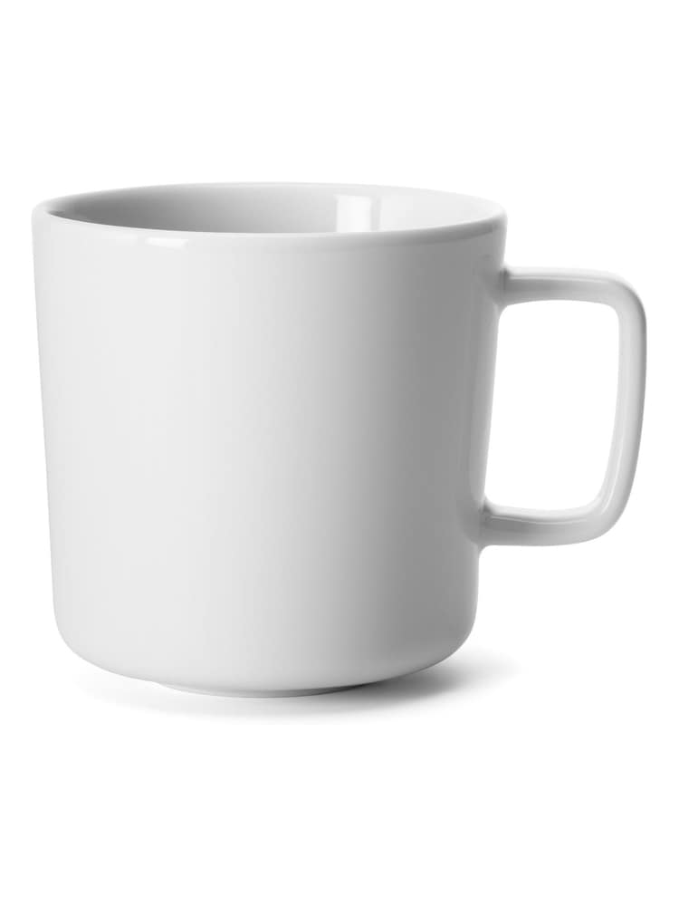 LSA International Set of 2 White Collective Mugs 370ml - Image 4 of 4