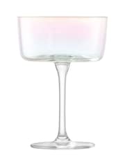LSA International Set of 2 Mother of Pearl Iridescence Cocktail Glasses 230ml - Image 2 of 4