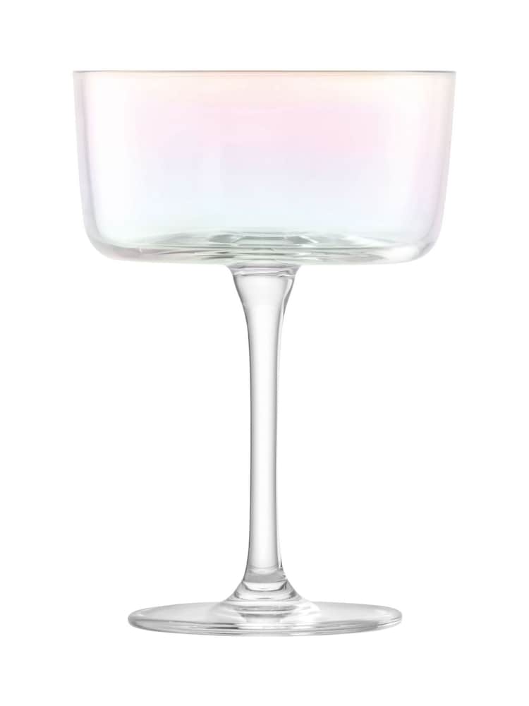 LSA International Set of 2 Mother of Pearl Iridescence Cocktail Glasses 230ml - Image 2 of 4