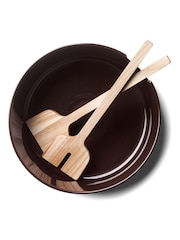 LSA International Mocha Collective Salad Bowl Servers 26cm - Image 3 of 4