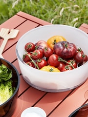 LSA International White Collective Glass Bowl 30cm - Image 1 of 4