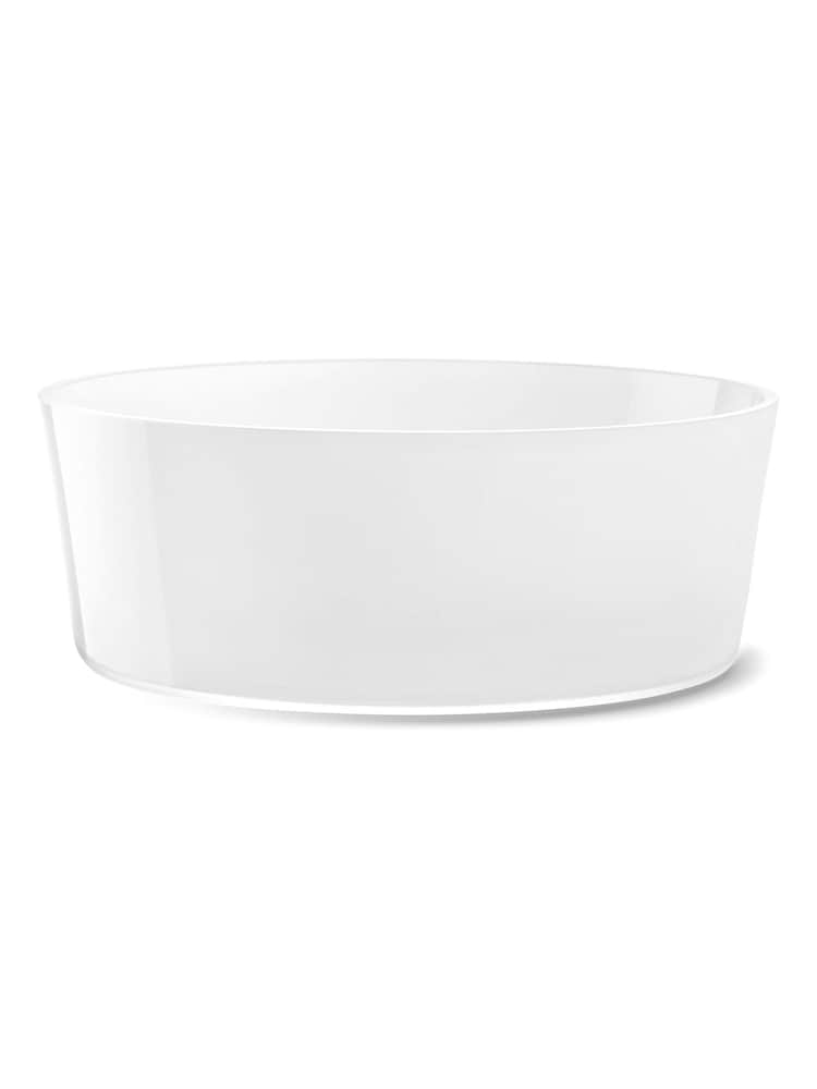 LSA International White Collective Glass Bowl 30cm - Image 2 of 4