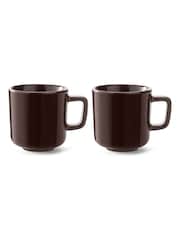 LSA International Set of 2 Mocha Collective Espresso Cups 75ml - Image 2 of 4