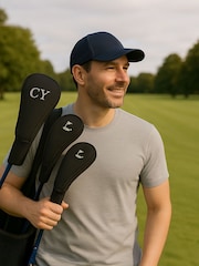 Jonnys Sister Personalised Fathers Day Golf Club Head Cover Set 3 Piece - Image 1 of 1
