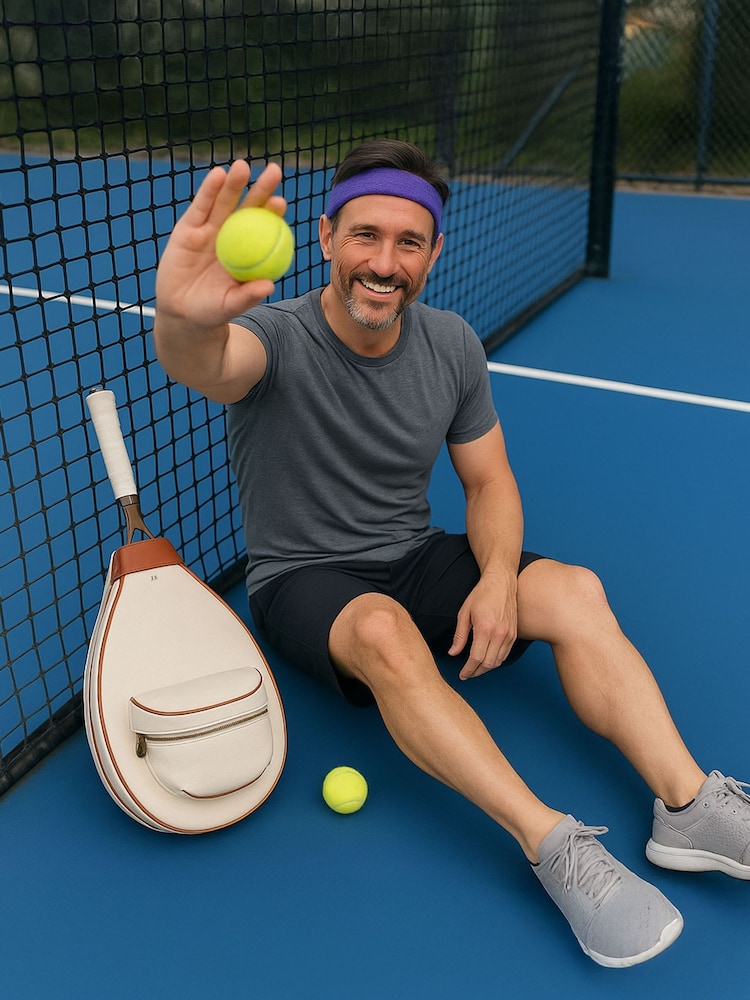 Personalised Fathers Day Tennis Racket Cover by Jonnys Sister - Image 1 of 5