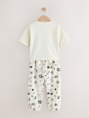 أسود/بيج فاتح - مجموعة من 2 بيجامات ببنطلونات رياضية (3-16 سنة) - Image 9 of 11