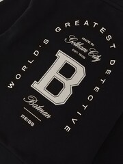 Reiss Black Stevensburg Sweat Top - Image 5 of 5