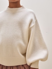 Reiss Ivory Lily 13-14 yrs Reiss | Royal Ballet Batwing Jumper - Image 3 of 4