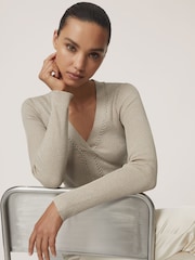 Reiss Champagne Lula Jumper - Image 1 of 6