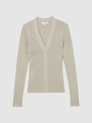 Reiss Champagne Lula Jumper - Image 2 of 6