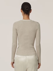Reiss Champagne Lula Jumper - Image 5 of 6