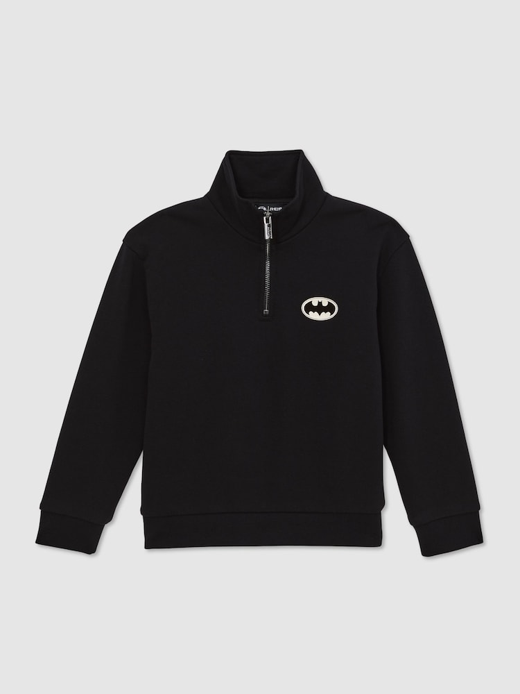 Reiss Black Stevensburg Sweat Top - Image 1 of 4