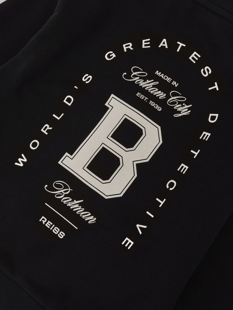 Reiss Black Stevensburg Sweat Top - Image 4 of 4
