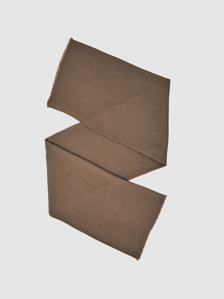 Reiss Taupe Penny Scarf - Image 1 of 5 Reiss Taupe Penny Scarf - Image 1 of 5