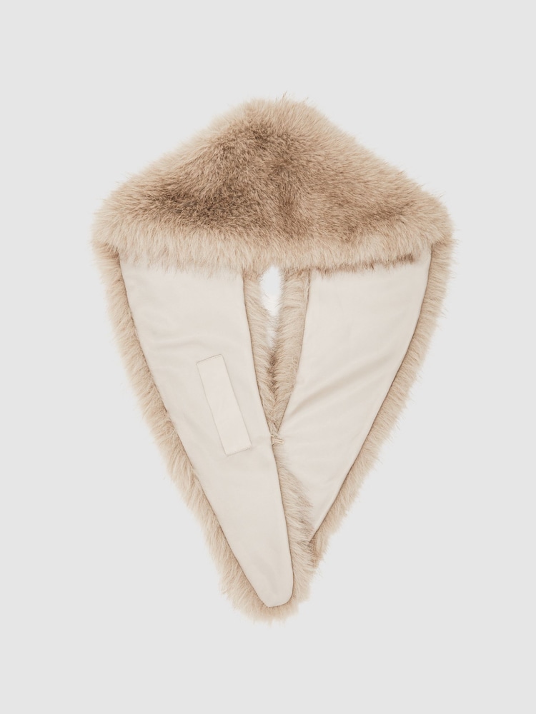 Reiss Neutral Flora Scarf - Image 2 of 3