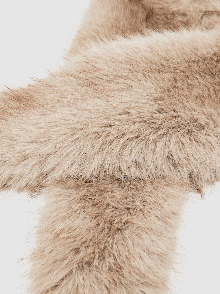 Reiss Neutral Flora Scarf - Image 3 of 3
