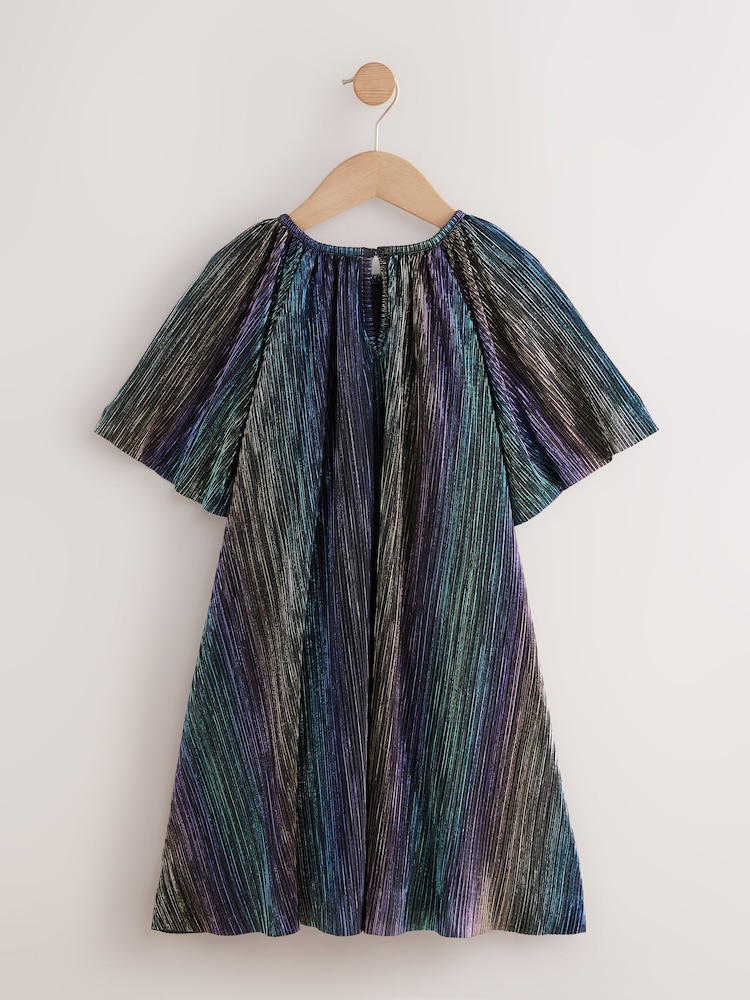Multi Sparkle Angel Sleeve Party Dress (3-16yrs) - Image 2 of 4
