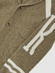 Reiss Dark Green Donny Cardigan - Image 4 of 4