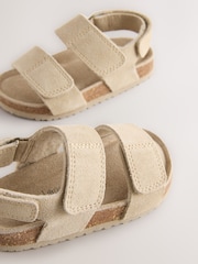 Neutral Wide Fit (G) Touch Fastening Sandals - Image 3 of 5