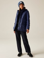 Regatta Blue Orla Mid Length Waterproof Jacket - Image 4 of 6
