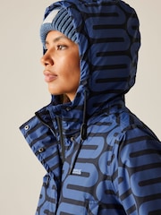 Regatta Blue Orla Mid Length Waterproof Jacket - Image 5 of 6