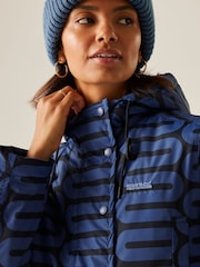 Regatta Blue Orla Mid Length Waterproof Jacket - Image 6 of 6