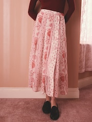 Cath Kidston Pink Pleated Skirt - Image 6 of 11