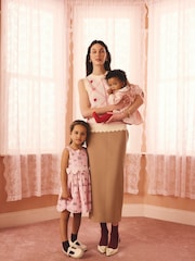 Cath Kidston Pink Mix Bow Print Knitted Tank Top - Image 11 of 19