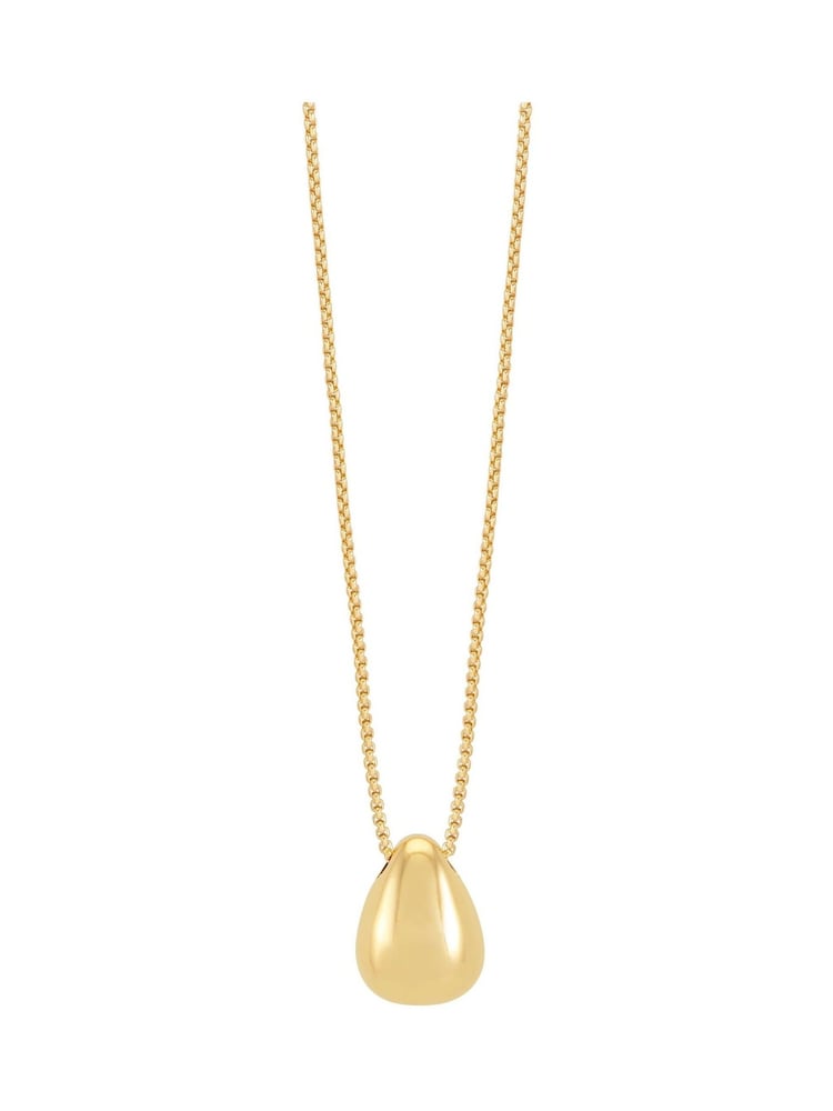 Estella Bartlett Gold Tone Waterproof Teardrop Pendant Necklace - Image 1 of 4 Estella Bartlett Gold Tone Waterproof Teardrop Pendant Necklace - Image 1 of 4