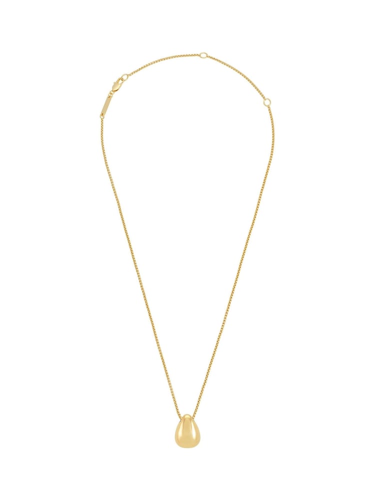 Estella Bartlett Gold Tone Waterproof Teardrop Pendant Necklace - Image 2 of 4 Estella Bartlett Gold Tone Waterproof Teardrop Pendant Necklace - Image 2 of 4