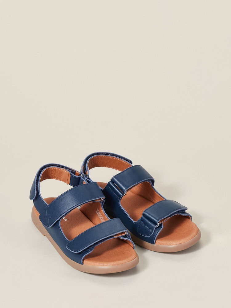 Zig+Star Blue Junior Solar Strap Sandals - Image 2 of 6