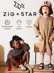 Zig+Star Green Junior Solar Strap Sandals - Image 6 of 6