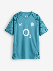 Castore Blue England Performance Short Sleeve T-Shirt - Image 1 of 1