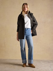 Cream - Joules Lola Double Layer Front Cotton Rich Boat Neck Vest - Bild 5 von 6