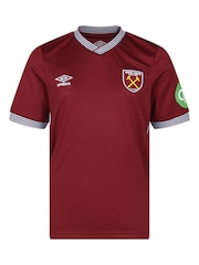 Umbro Red West Ham Football Club Home Short Sleeve Shirt - Image 1 of 2