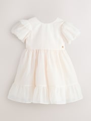 Laura Ashley Ivory Bow Back Flower Dress - Image 8 of 13