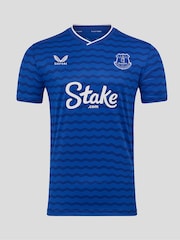 Castore Blue Everton FC Home Short Sleeve Shirt - Image 1 of 6