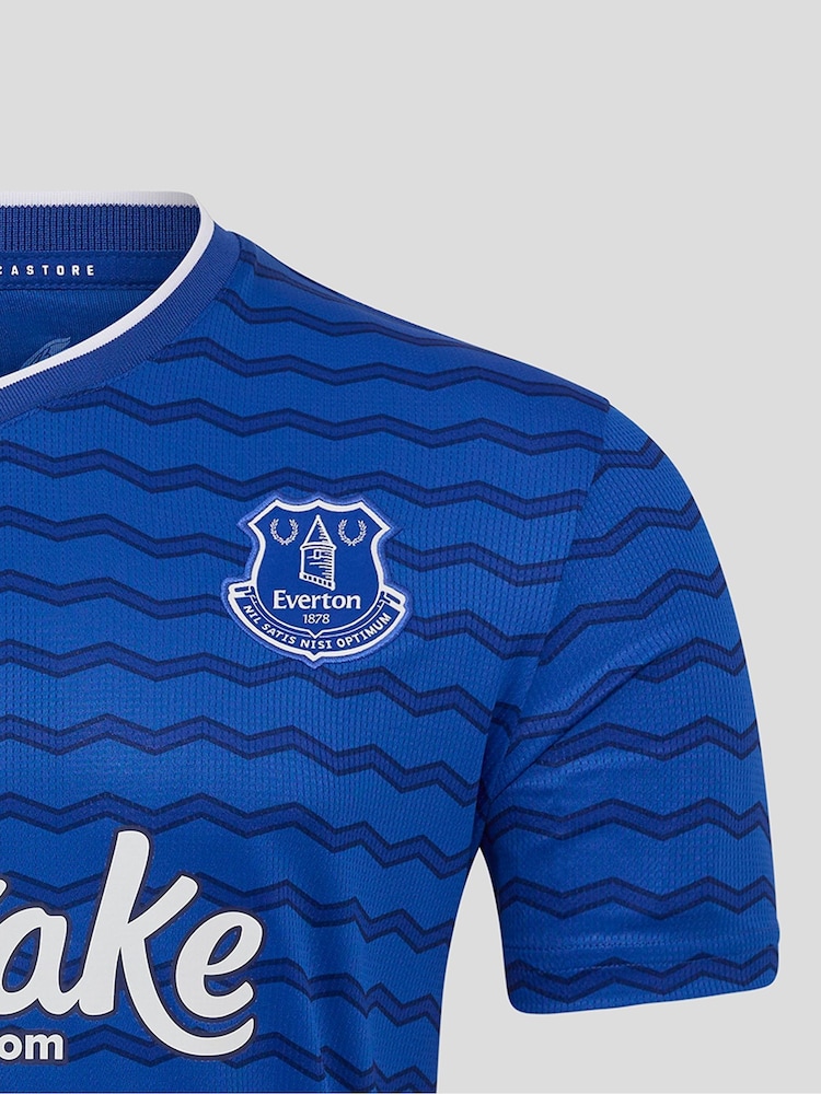 Castore Blue Everton FC Home Short Sleeve Shirt - Image 6 of 6