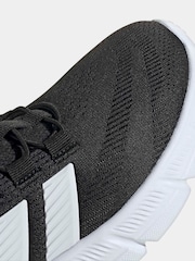 adidas Black/White Cloudfoam Flex Laces Shoes - Image 8 of 10