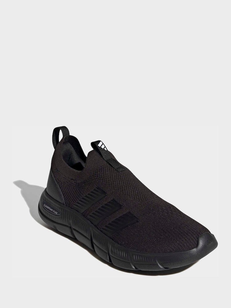 Buy adidas Black Cloudfoam Flex Laces Shoes from Next USA display picture 1