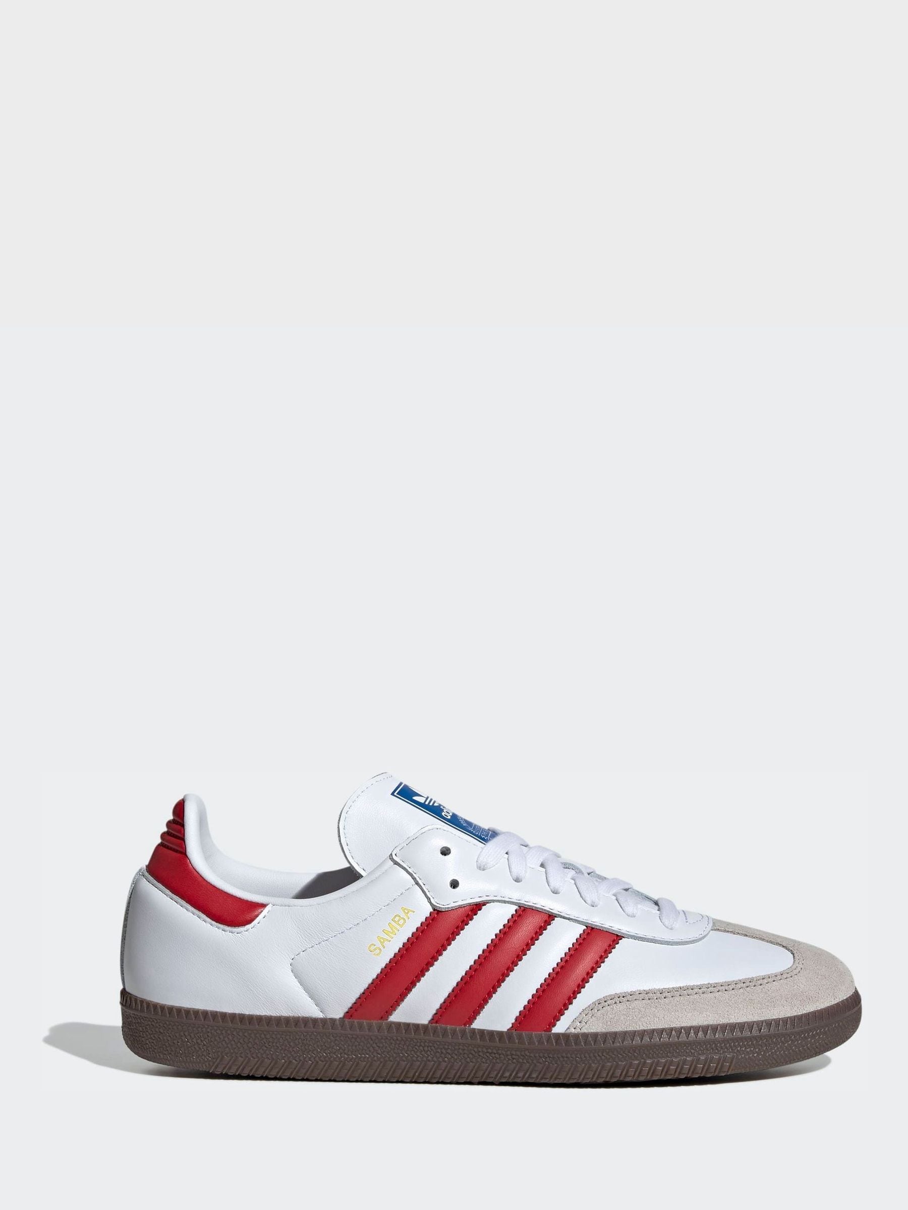 Buy adidas Originals White/Red Samba OG Trainers from Next USA