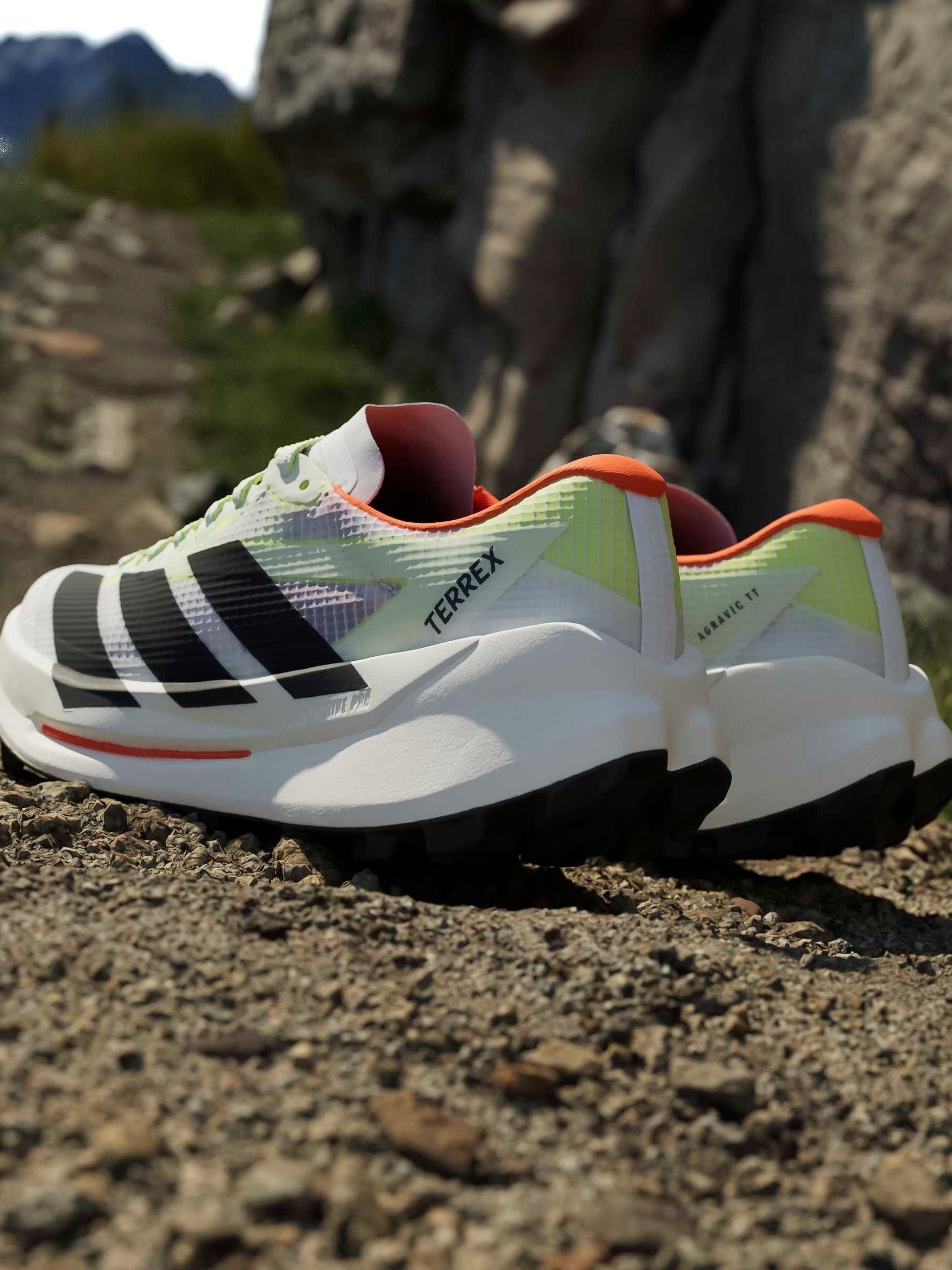 Buy adidas White Terrex Agravic Tt Trail Running Trainers from