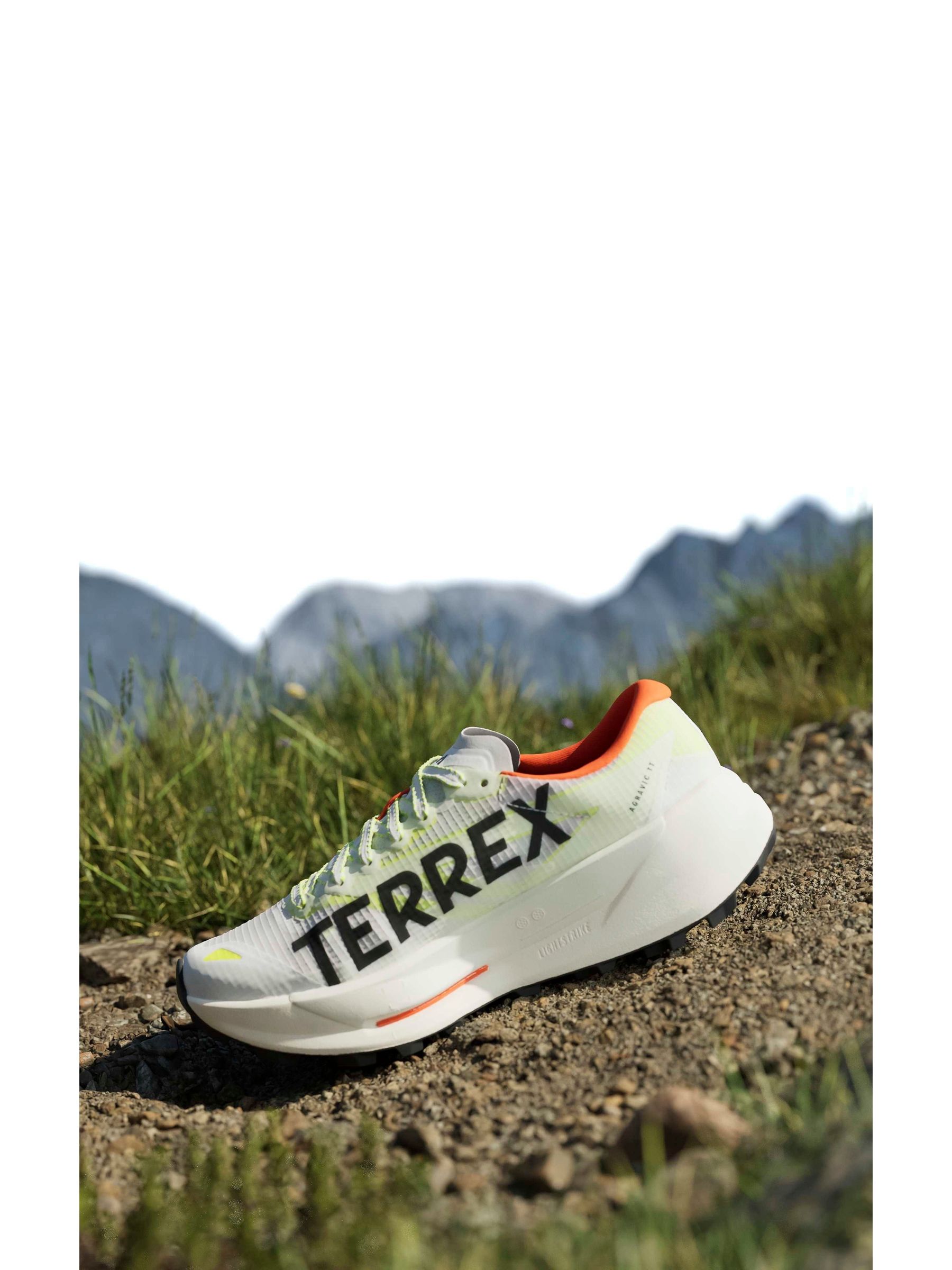 Buy adidas White Terrex Agravic Tt Trail Running Trainers from