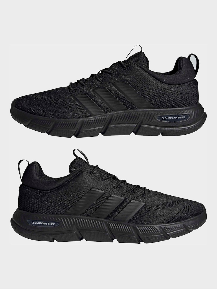 Buy adidas Black Cloudfoam Flex Elastic Laces Trainers from Next USA