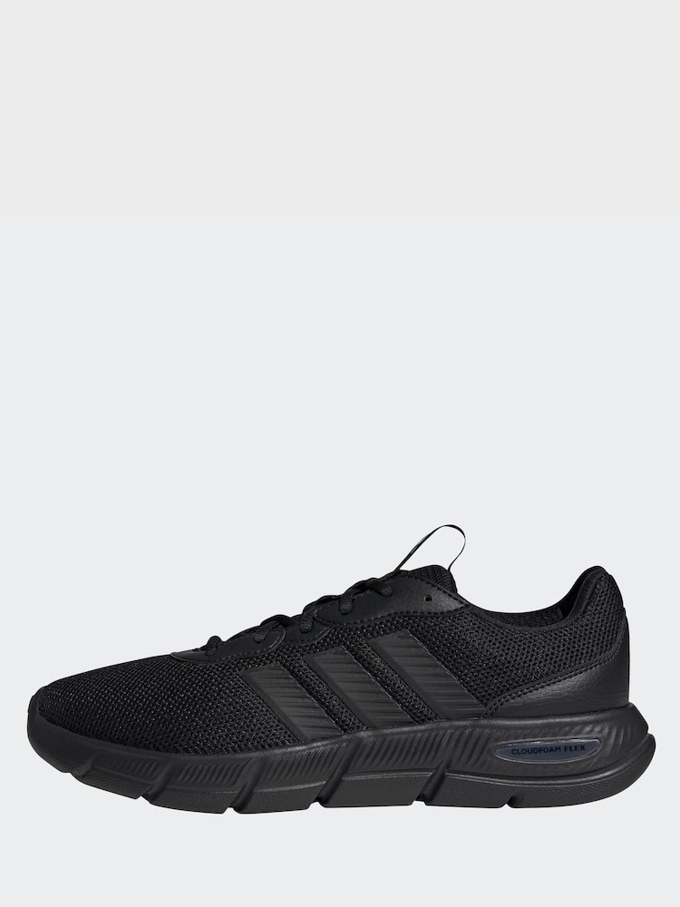 adidas Black Cloudfoam Flex Laces Shoes - Image 2 of 9