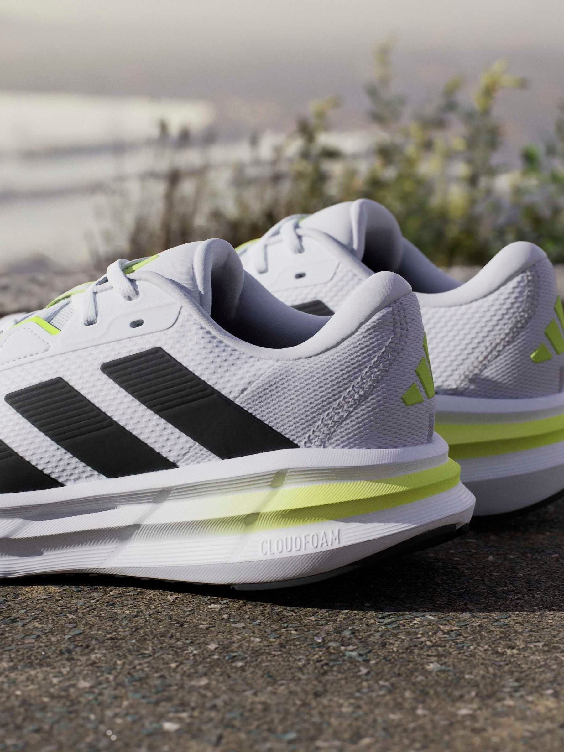 Buy adidas White/Yellow Galaxy 7 Running Trainers from Next South
