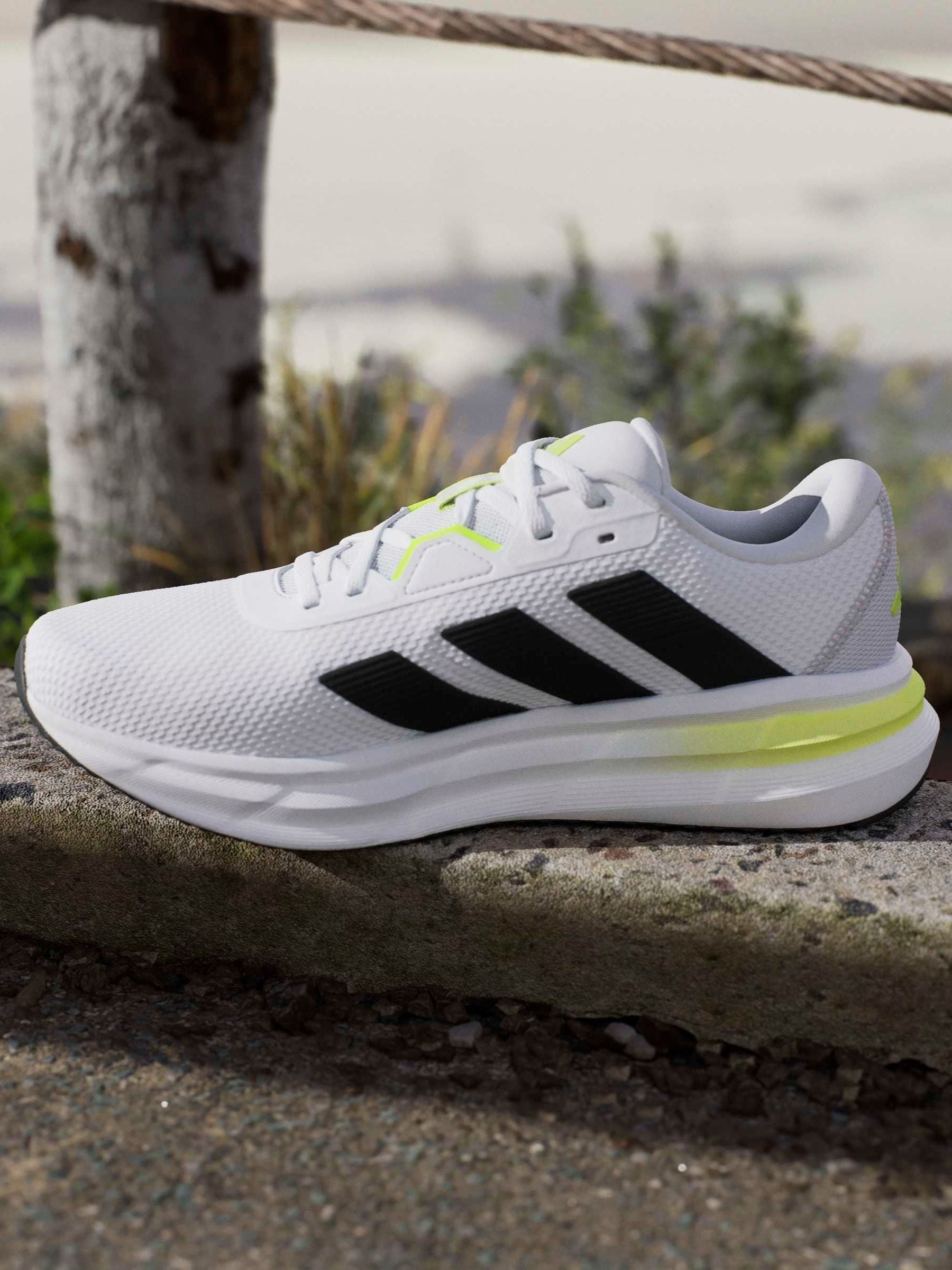 Buy adidas White/Yellow Galaxy 7 Running Trainers from Next South