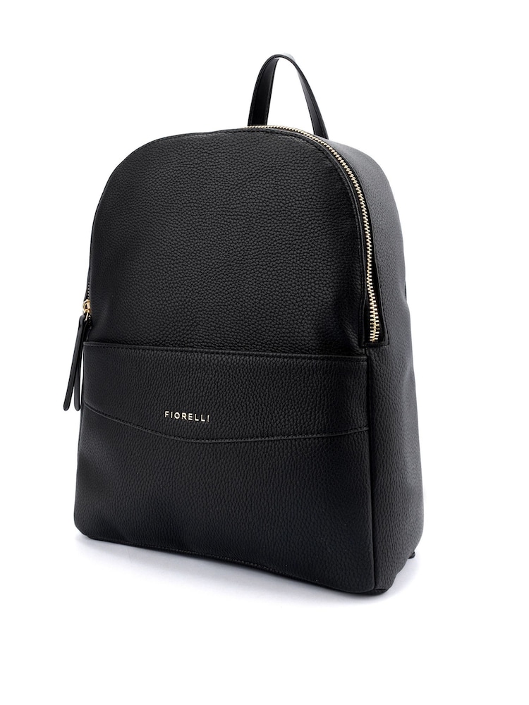 Fiorelli Large Trenton Backpack Plain Black Bag - Image 2 of 4