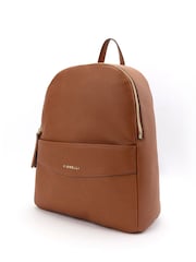 Fiorelli Large Trenton Backpack Plain Brown Bag - Image 3 of 4