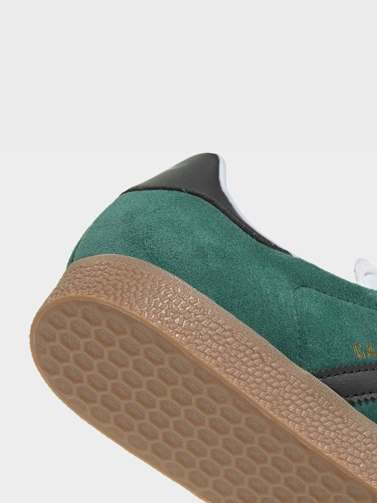 adidas Originals Green/Black Gazelle Trainers - Image 11 of 11